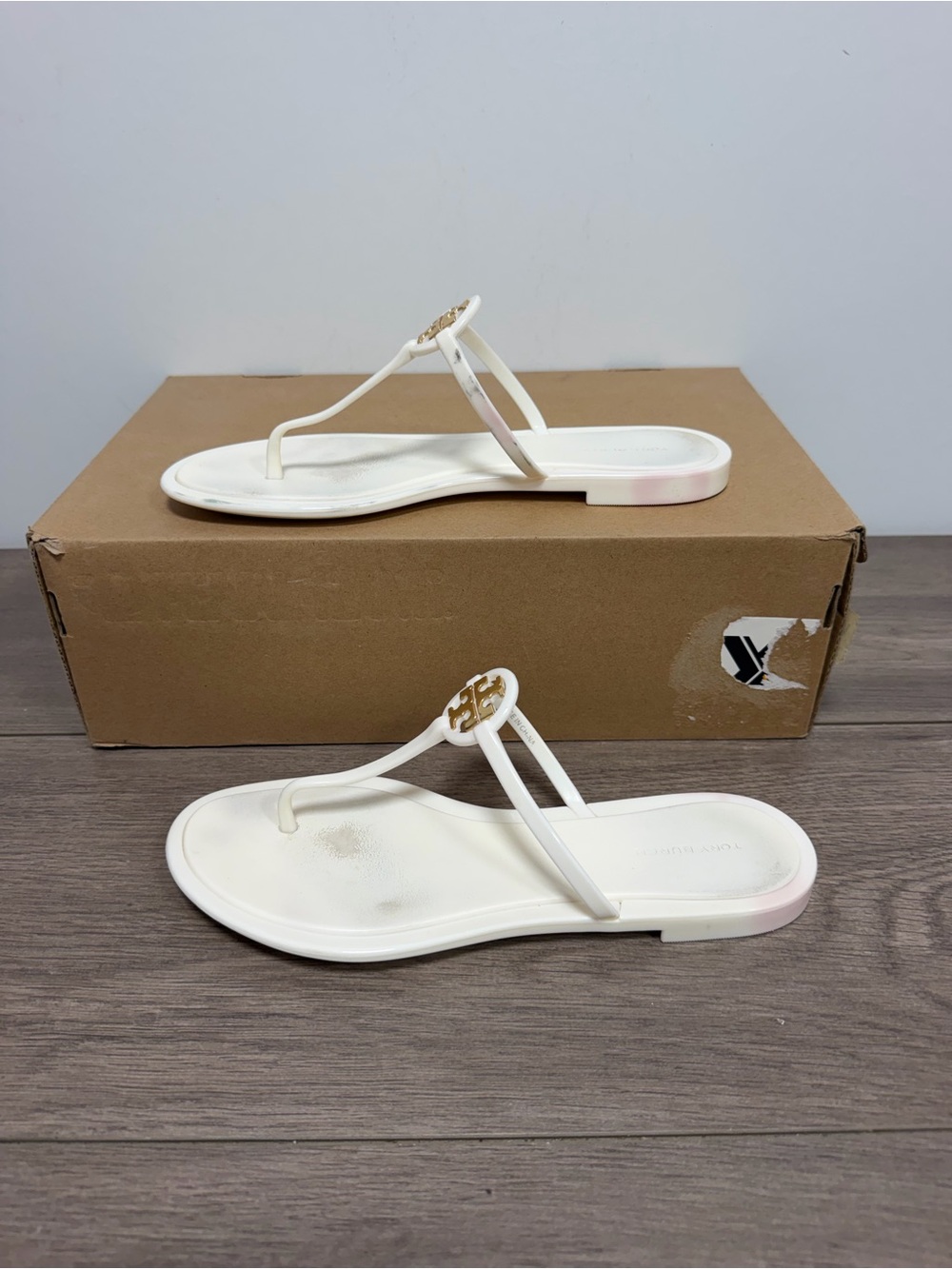 Used Tory Burch Mini Miller Jelly Sandals size 7